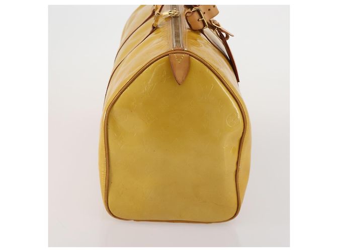 LOUIS VUITTON Monogram Vernis Mercer Boston Bag Beige M91000 LV - vista 4