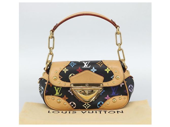 LOUIS VUITTON Monogram Multicolor Marilyn Bag Black M40207 LV - vista 12