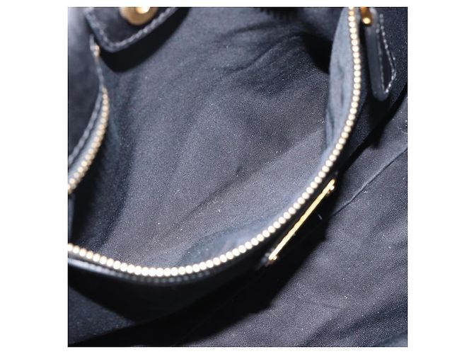 Miu Miu Hand Bag Leather 2way Black Gold - vista 22