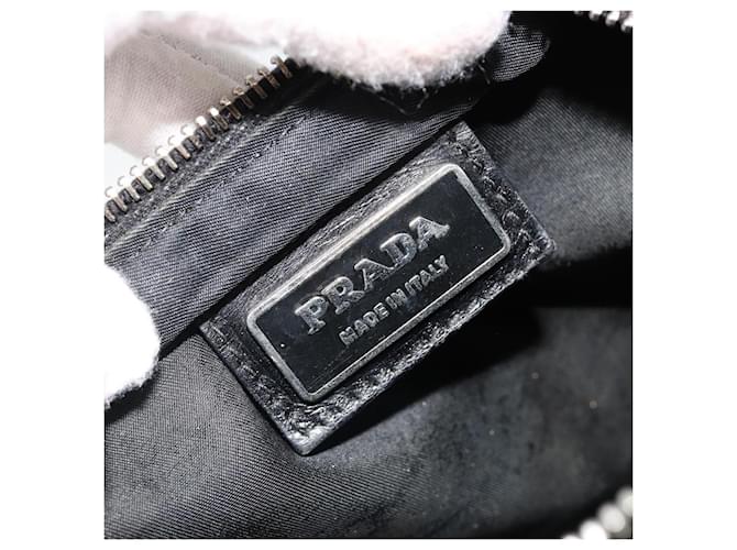 PRADA Shoulder Bag Nylon Black Silver - vista 19