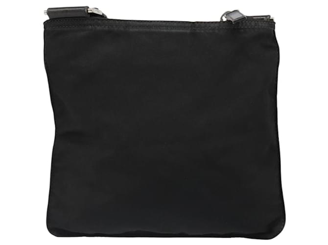 PRADA Shoulder Bag Nylon Black Silver - vista 2