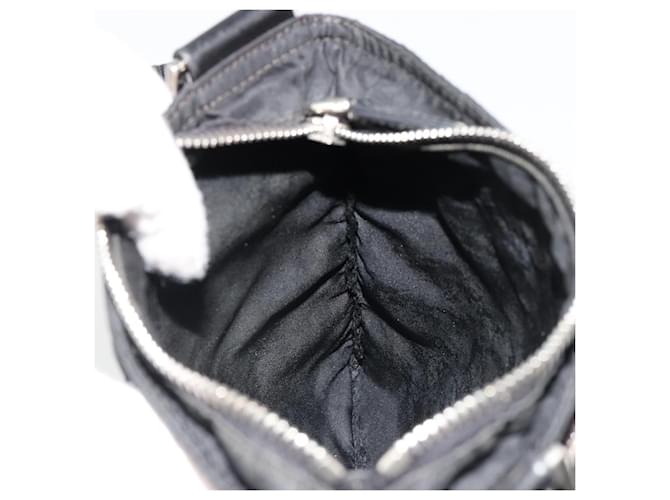PRADA Shoulder Bag Nylon Black Silver - vista 20