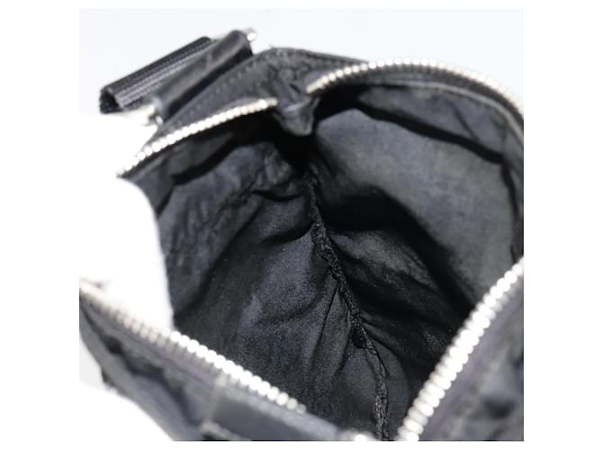 PRADA Shoulder Bag Nylon Black Silver - vista 21