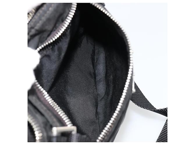 PRADA Shoulder Bag Nylon Black Silver - vista 22