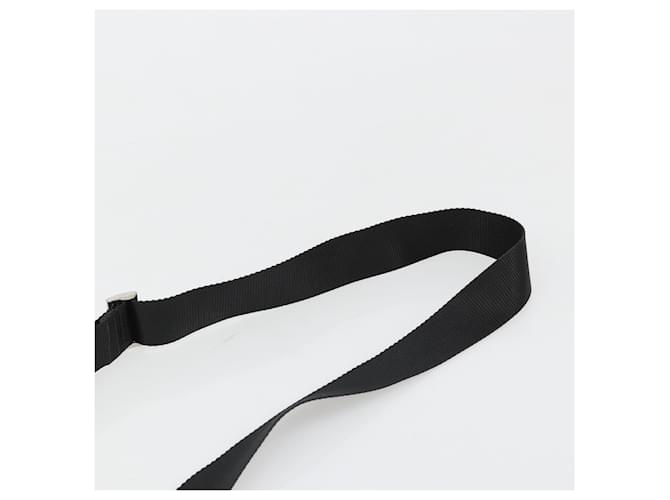 PRADA Shoulder Bag Nylon Black Silver - vista 8