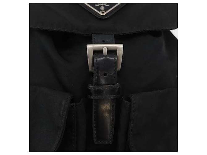 PRADA Backpack Nylon Black Silver - vista 10