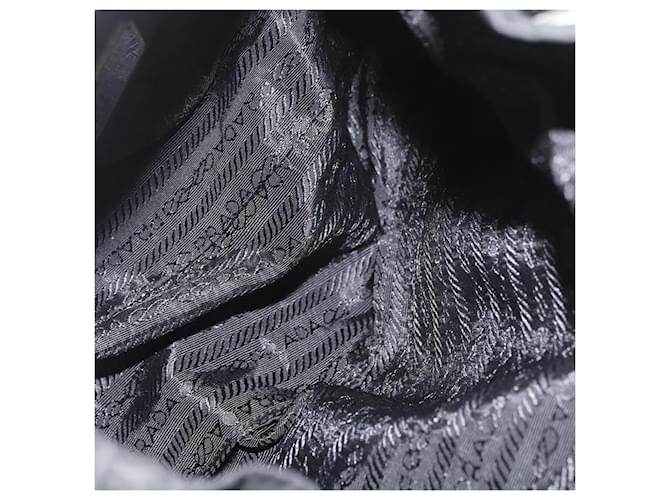 PRADA Backpack Nylon Black Silver - vista 11