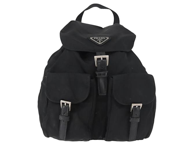 PRADA Backpack Nylon Black Silver - vista 13