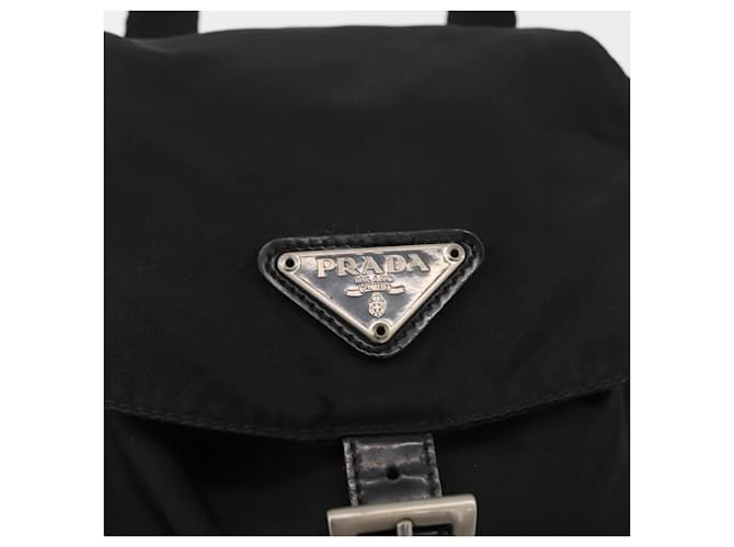 PRADA Backpack Nylon Black Silver - vista 21