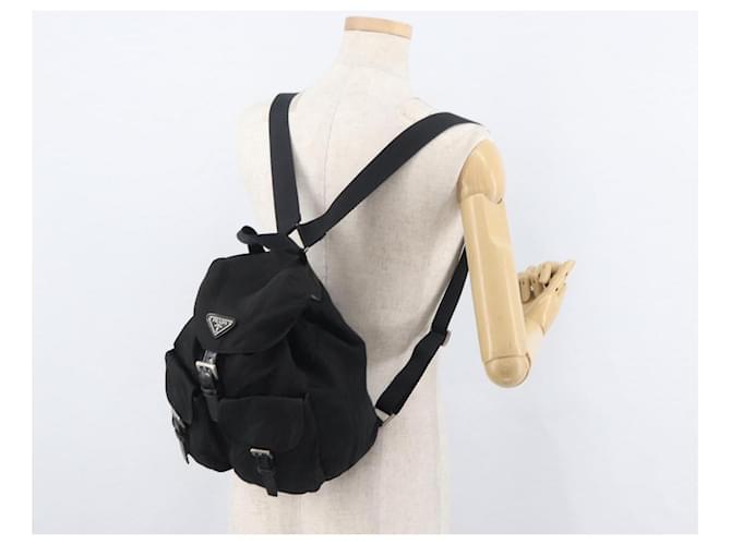 PRADA Backpack Nylon Black Silver - vista 29
