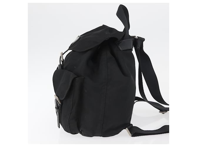 PRADA Backpack Nylon Black Silver - vista 3
