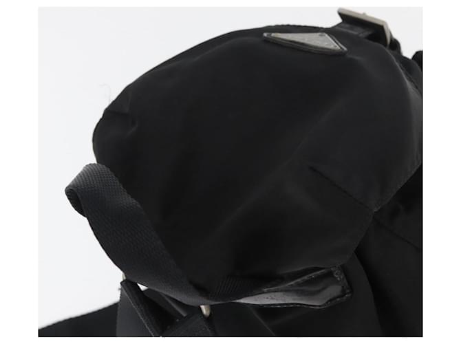 PRADA Backpack Nylon Black Silver - vista 6