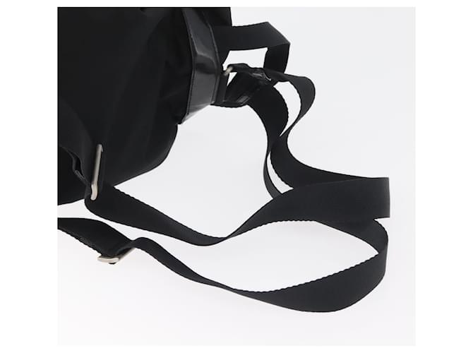 PRADA Backpack Nylon Black Silver - vista 9