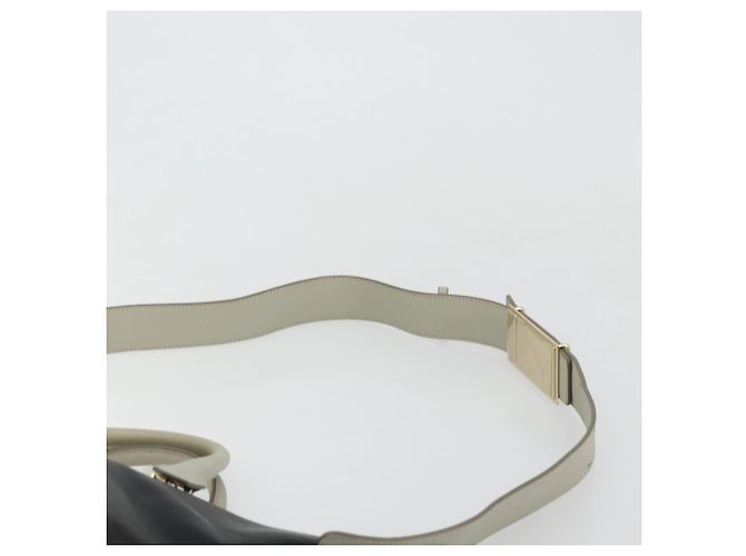 Chloé Chloe Bailey Hand Bag Leather 2way Black Gold - vista 10