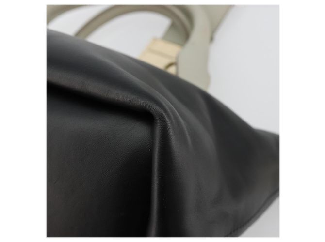 Chloé Chloe Bailey Hand Bag Leather 2way Black Gold - vista 14