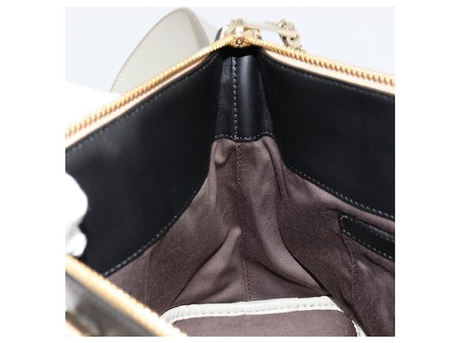 Chloé Chloe Bailey Hand Bag Leather 2way Black Gold - vista 21