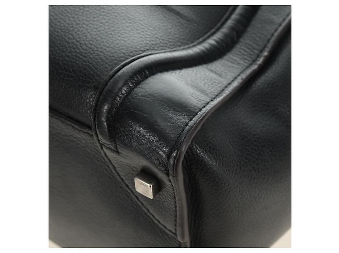 Céline CELINE Luggage Mini Hand Bag Leather Black Silver - Ansicht 13