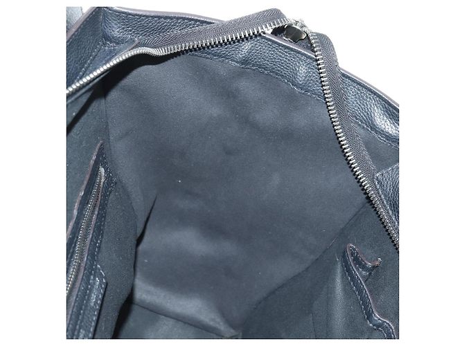 Céline CELINE Luggage Mini Hand Bag Leather Black Silver - Ansicht 19