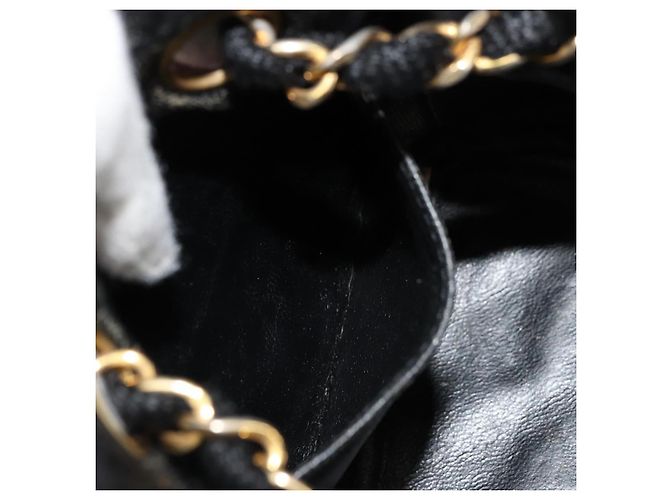CHANEL Matelasse Chain Shoulder Bag Straw Multicolor Gold CC - vista 19