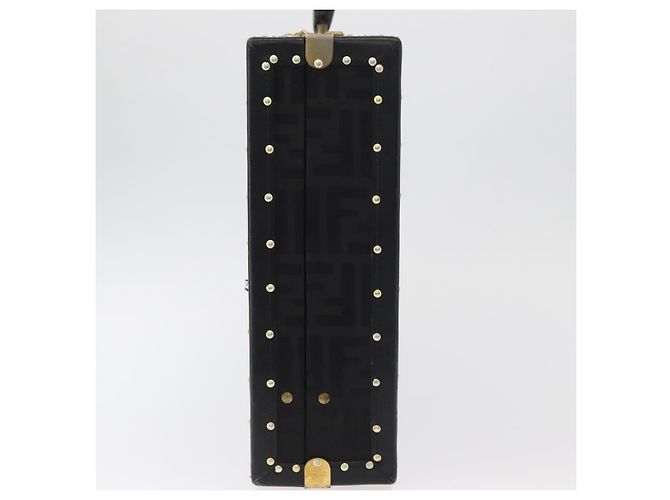 FENDI Zucca Canvas Trunk Black - vista 4