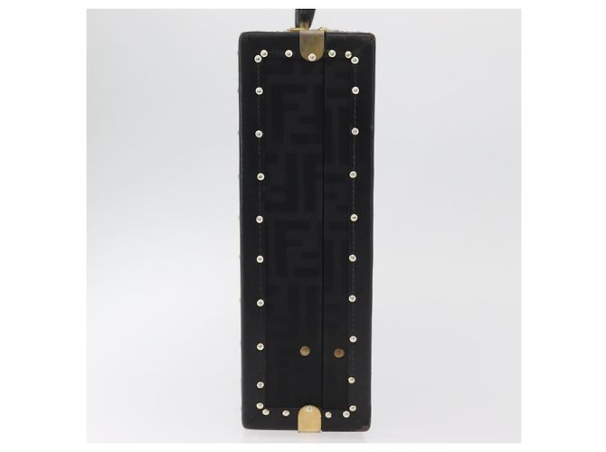 FENDI Zucca Canvas Trunk Black - vista 5