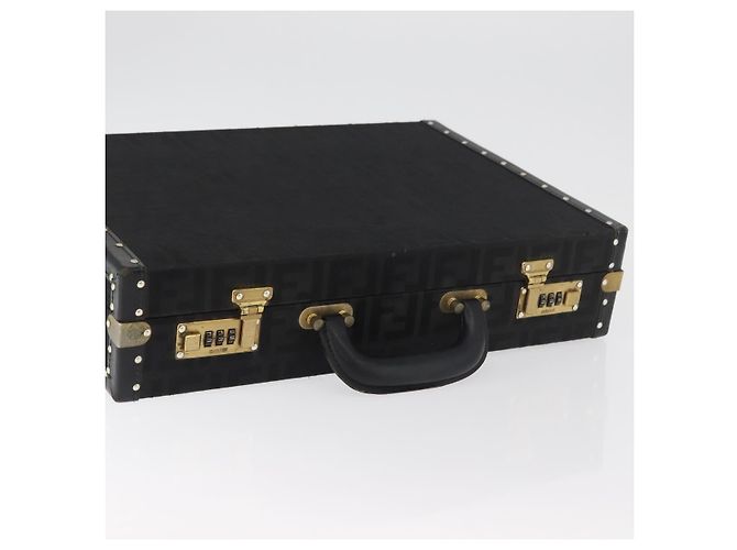 FENDI Zucca Canvas Trunk Black - vista 6