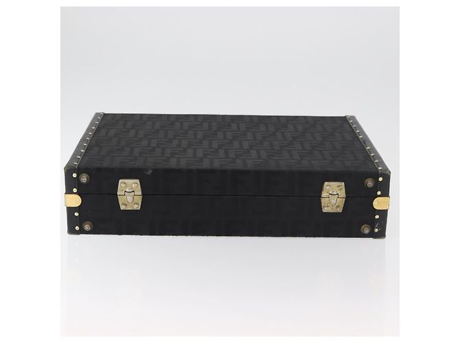 FENDI Zucca Canvas Trunk Black - vista 9