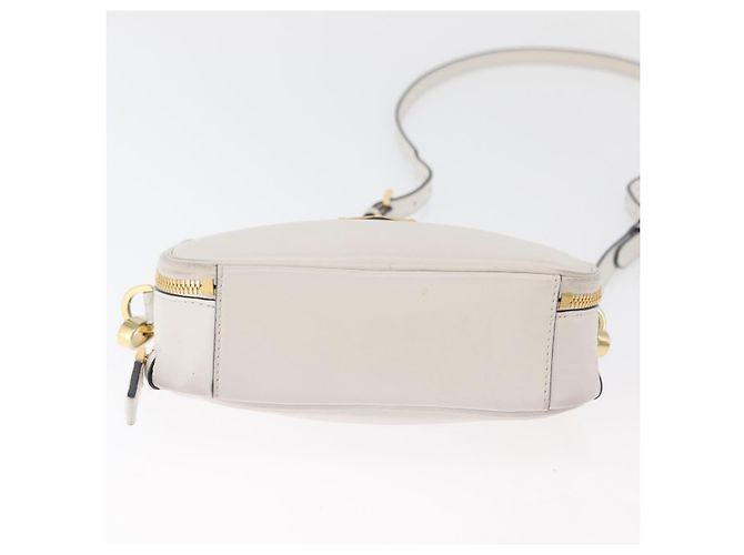 PRADA Hand Bag Leather 2way White Gold - vista 11