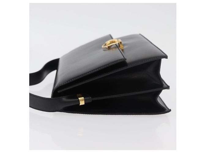 Céline CELINE Shoulder Bag Leather Black Gold - vista 4