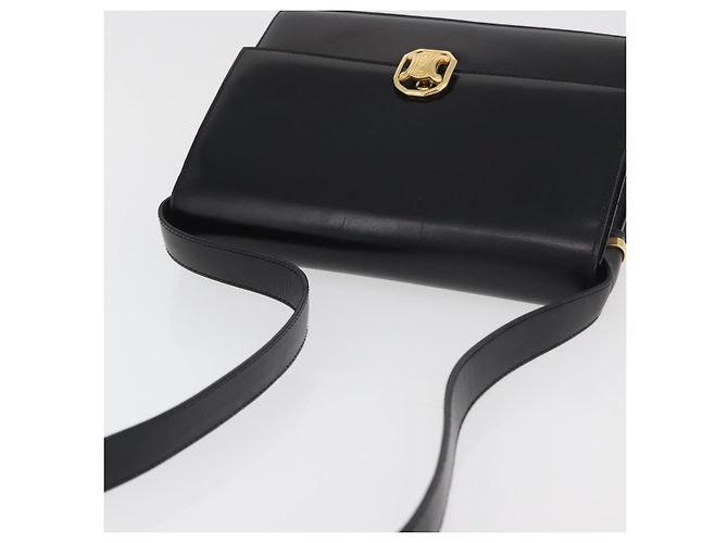 Céline CELINE Shoulder Bag Leather Black Gold - vista 6