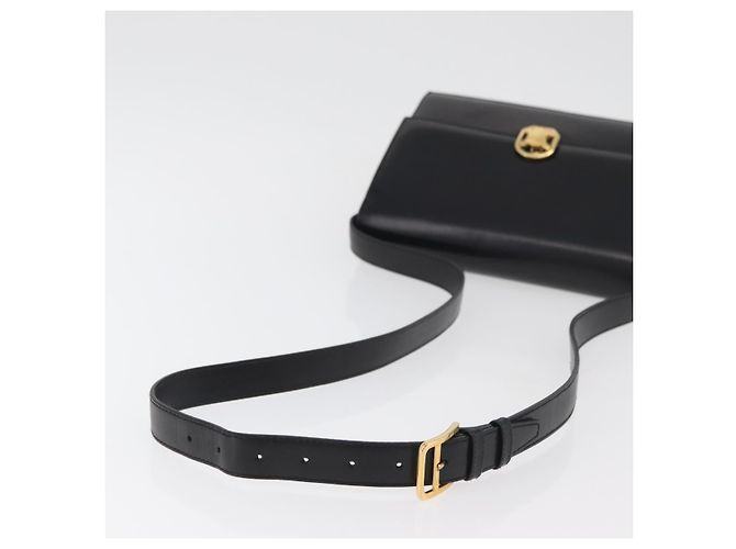 Céline CELINE Shoulder Bag Leather Black Gold - vista 7