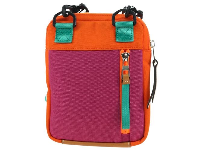 LOEWE Shoulder Bag Canvas Purple Silver - vista 2