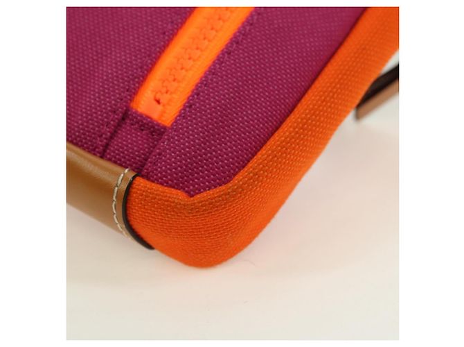 LOEWE Shoulder Bag Canvas Purple Silver - vista 8