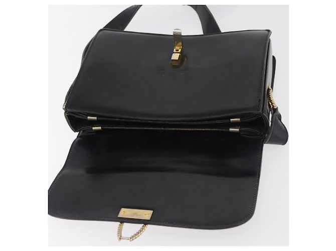 Céline CELINE Shoulder Bag Leather Black Gold - vista 10