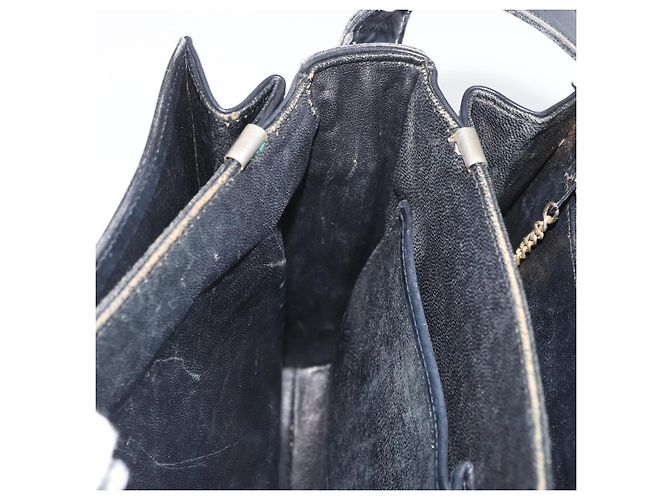 Céline CELINE Shoulder Bag Leather Black Gold - vista 19