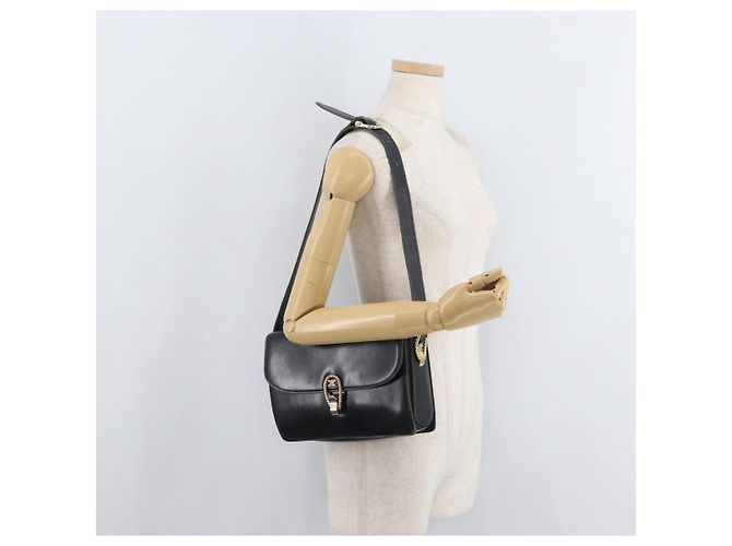 Céline CELINE Shoulder Bag Leather Black Gold - vista 23