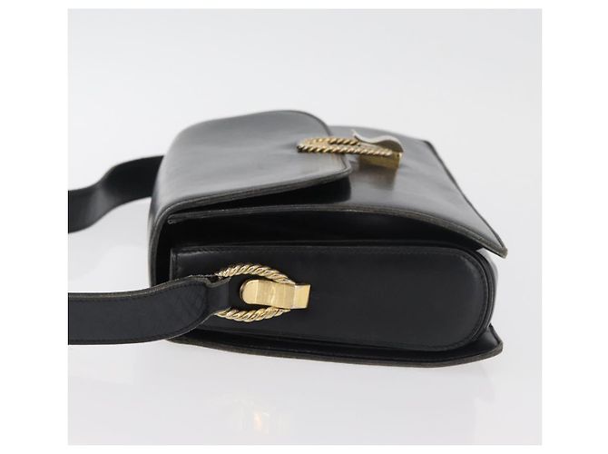 Céline CELINE Shoulder Bag Leather Black Gold - vista 4