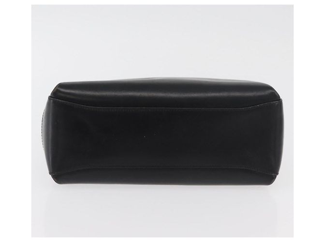 GUCCI Hand Bag Leather Black Gold - vista 5