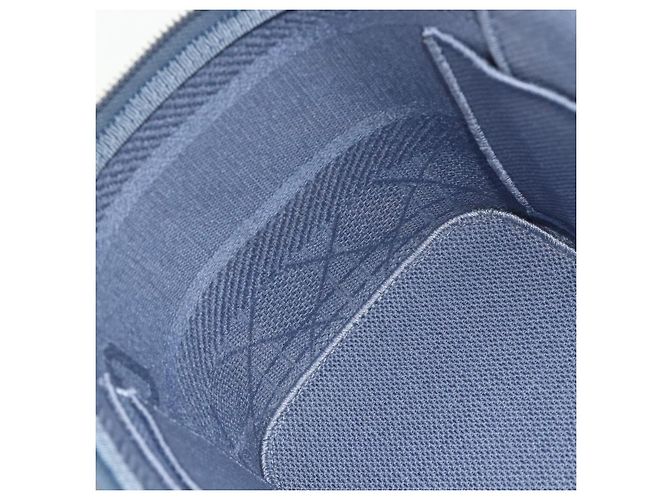 Christian Dior Vanity Hand Bag Canvas Blue Silver - vista 23