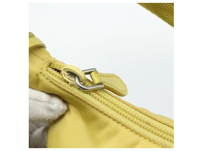 PRADA Hand Bag Nylon Yellow Yellow - vista 18