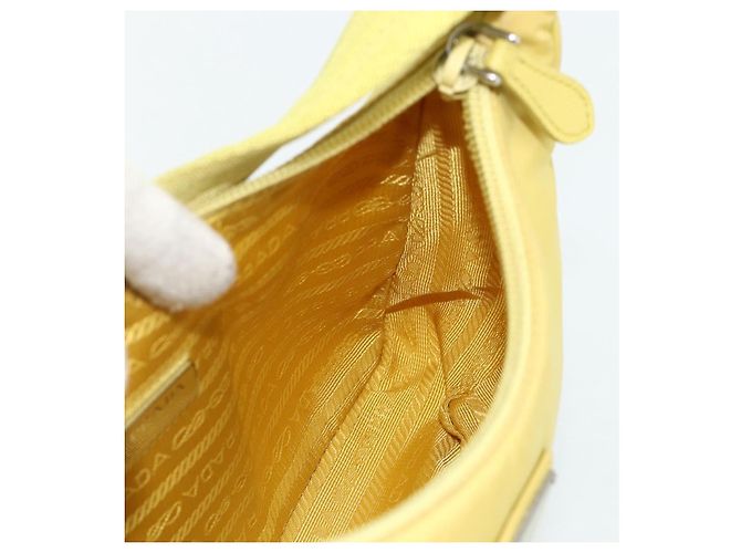 PRADA Hand Bag Nylon Yellow Yellow - vista 20