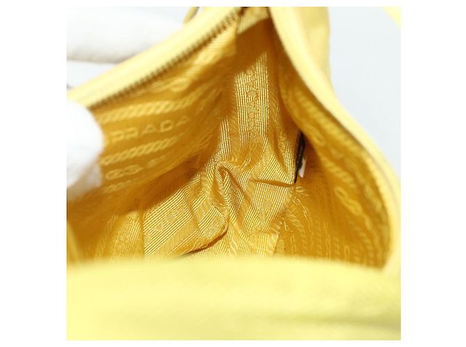 PRADA Hand Bag Nylon Yellow Yellow - vista 21