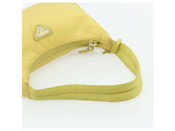 PRADA Hand Bag Nylon Yellow Yellow - vista 7