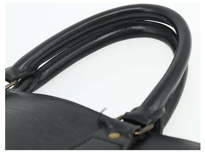 LOUIS VUITTON Epi Sac Plat Hand Bag Black M59082 LV - vista 8