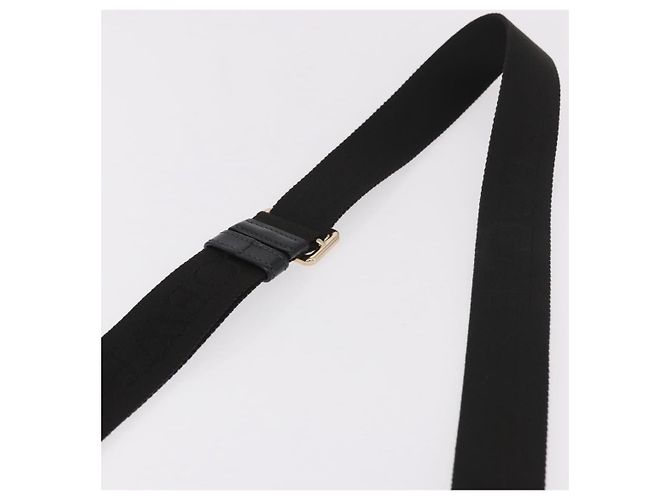 LOEWE Anagram Shoulder Bag PVC Gray Gold - vista 14