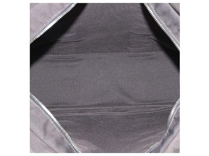 Hermès HERMES Her Line MM Hand Bag Canvas Gray Silver - vista 10