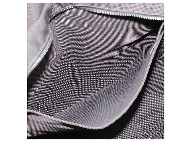 Hermès HERMES Her Line MM Hand Bag Canvas Gray Silver - vista 11