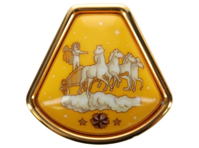Hermès HERMES Earring Metal Gold Yellow - vista 2