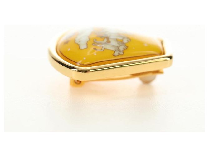 Hermès HERMES Earring Metal Gold Yellow - vista 8