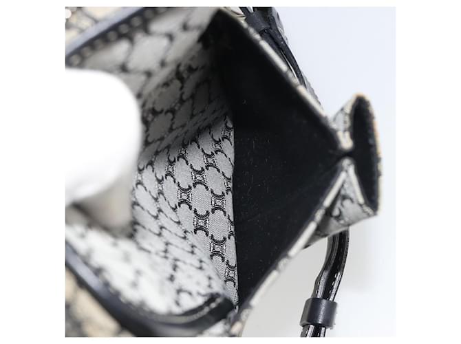 Céline CELINE Macadam Canvas Shoulder Bag Navy Silver - vista 22
